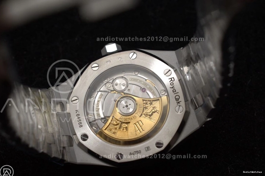 SA3120 on 1031 Edition APSF Textured 37mm 15454 Clone Grey Royal Best Dial Lightweight SS 1:1 Frosted SS Oak Bracelet Super 0219